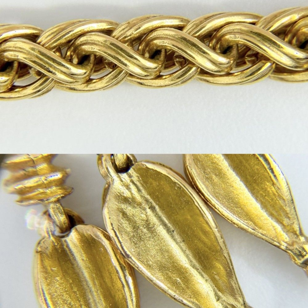 Chanel Necklace CC Logo Long Swing Vintage — view 6