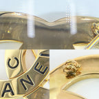 Chanel Brooch Logo CC Vintage Gold Plated — view 5