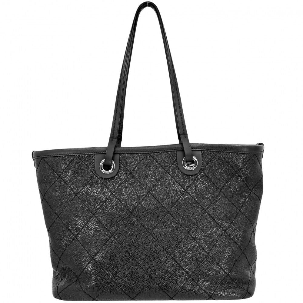 Chanel Handbag on the Road Wild Stitch Tote CC Logo — view 2