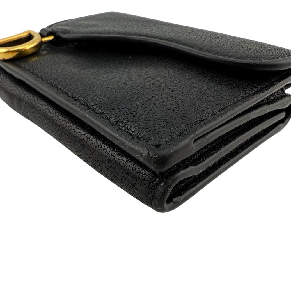 Dior Compact Wallet Saddle Trifold — view 5