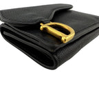 Dior Compact Wallet Saddle Trifold — view 4