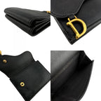 Dior Compact Wallet Saddle Trifold — view 7