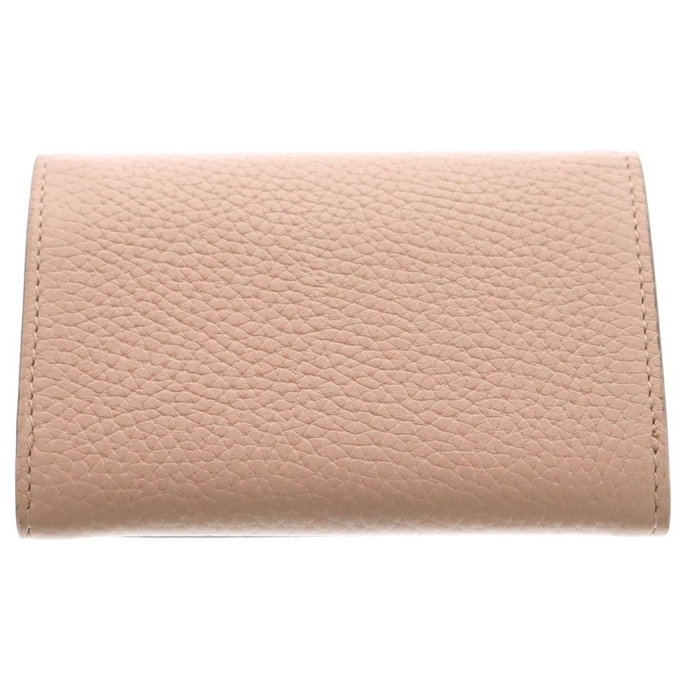 Gucci Horsebit Leather Compact Wallet Pink — view 2