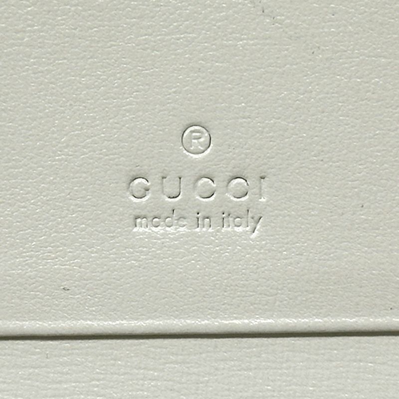 Gucci Wallet New Jackie Bifold Leather Ivory Gold — view 5