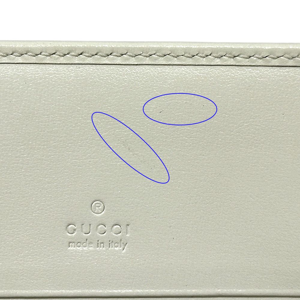 Gucci Wallet New Jackie Bifold Leather Ivory Gold — view 6