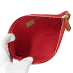 Fendi Pouch Clutch Zucca Canvas Jacquard Red Mini — view 4