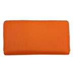 Gucci Wallet Zip Around Leather Logo Orange Gold — view 3
