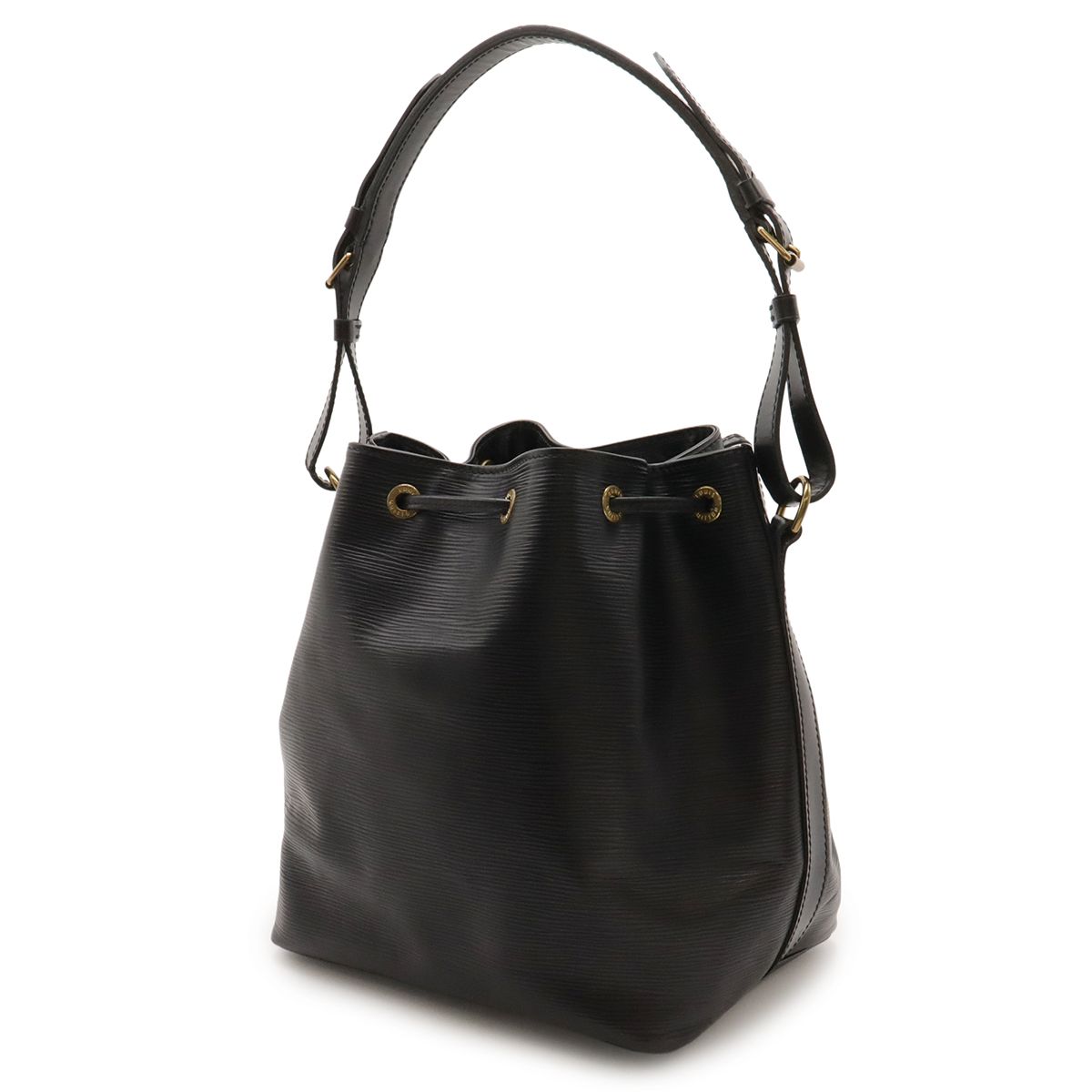 Louis Vuitton Epi Petit Noe Shoulder Bag Drawstring Noir — view 2