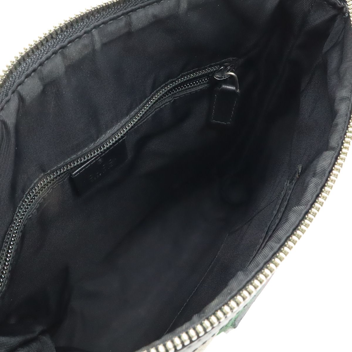Gucci GG Supreme Sherry Line Web Flat Messenger Bag — view 7