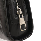 Louis Vuitton Epi Hoche Clutch Leather Noir Black Silver — view 6