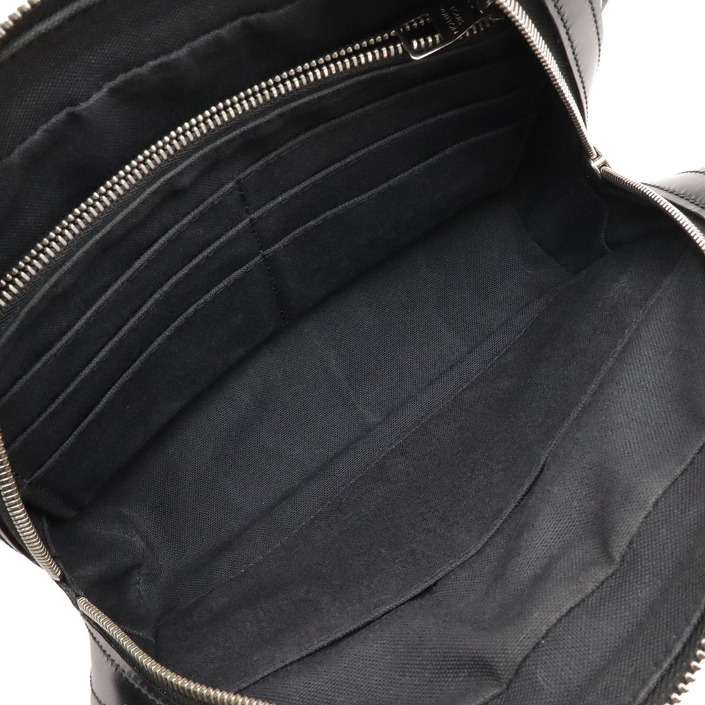 Louis Vuitton Epi Hoche Clutch Leather Noir Black Silver — view 7