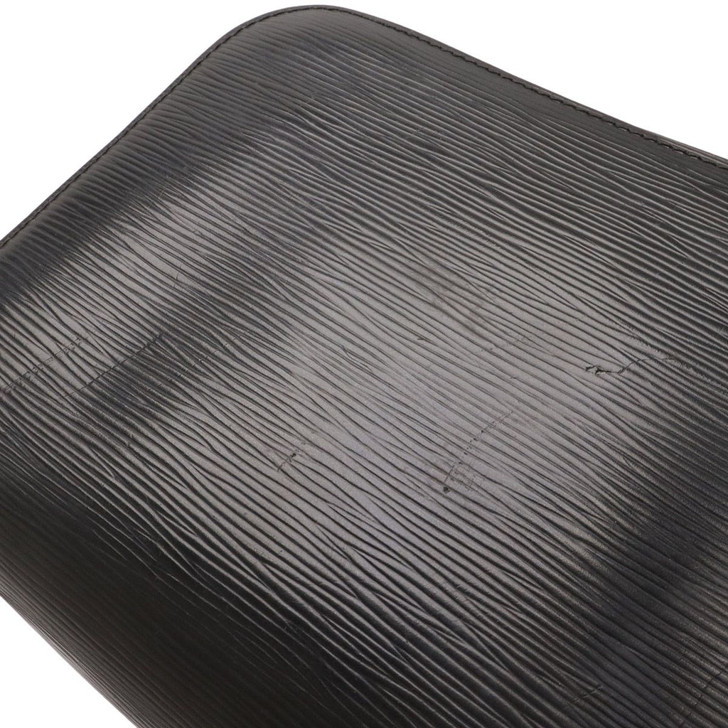 Louis Vuitton Epi Hoche Clutch Leather Noir Black Silver — view 4