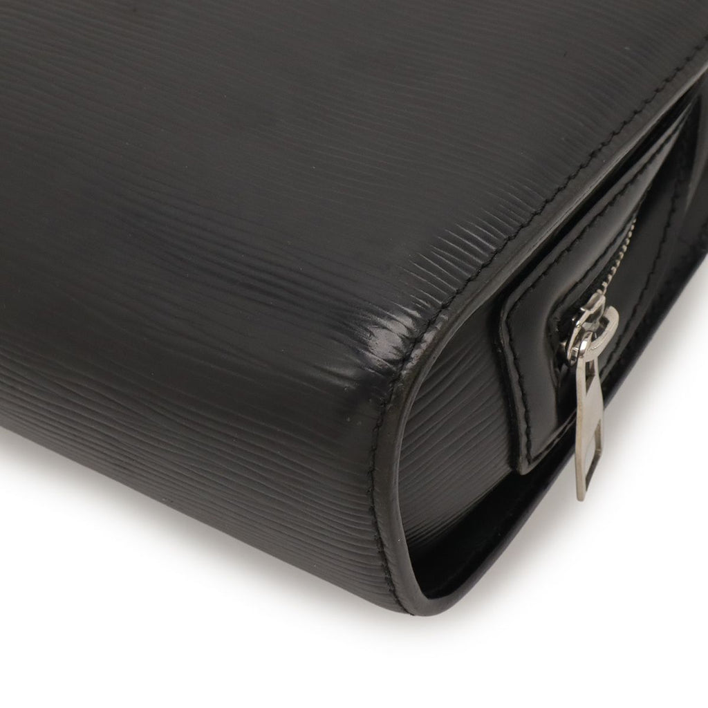 Louis Vuitton Epi Hoche Clutch Leather Noir Black Silver — view 3