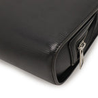 Louis Vuitton Epi Hoche Clutch Leather Noir Black Silver — view 3