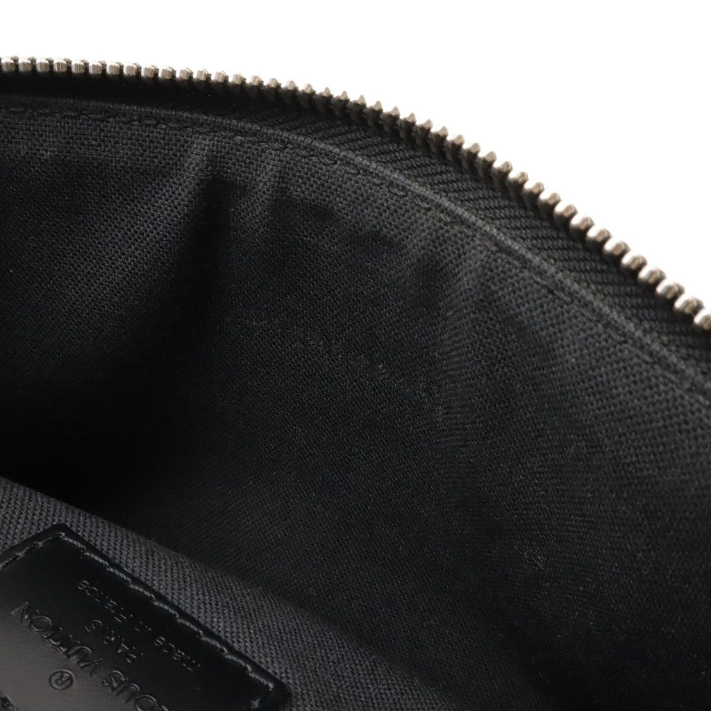 Louis Vuitton Epi Hoche Clutch Leather Noir Black Silver — view 9