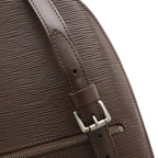 Louis Vuitton Epi Mabillon Backpack Shoulder Bag Leather Mocha Dark Brown — view 5