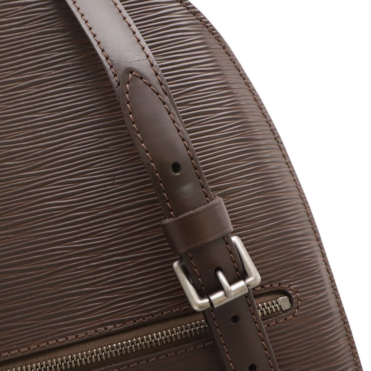Louis Vuitton Epi Mabillon Backpack Shoulder Bag Leather Mocha Dark Brown — view 5