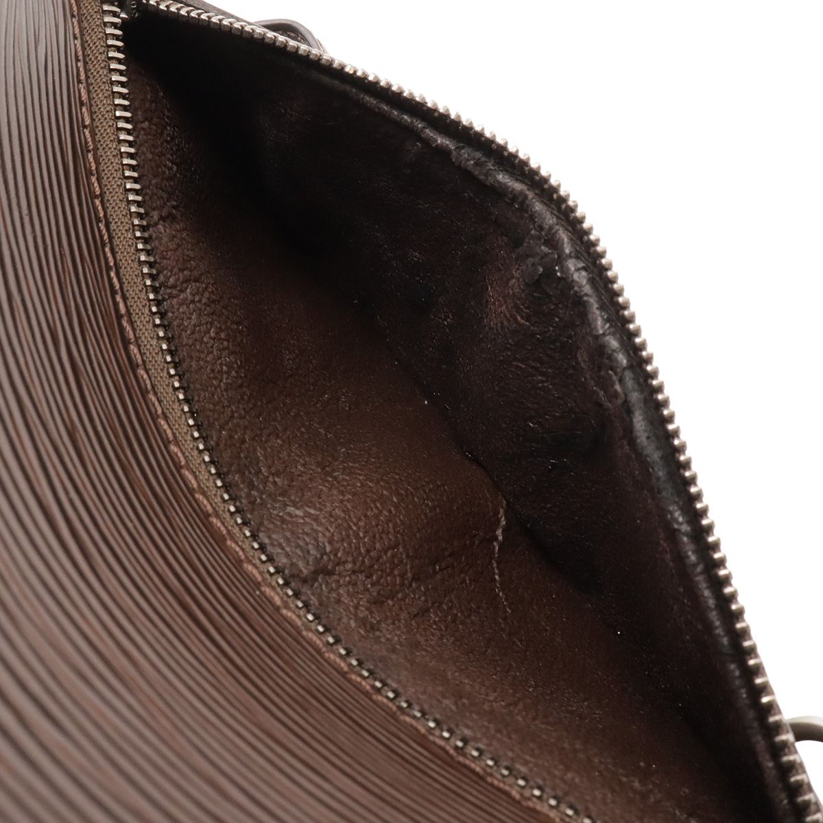 Louis Vuitton Epi Mabillon Backpack Shoulder Bag Leather Mocha Dark Brown — view 9