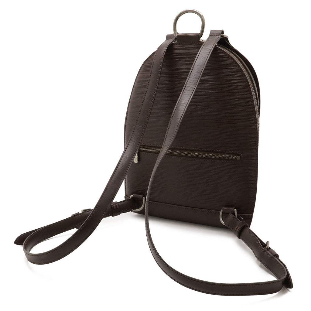 Louis Vuitton Epi Mabillon Backpack Shoulder Bag Leather Mocha Dark Brown — view 2