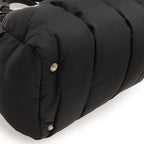 Prada Tessuto Bomba Tote 2-Way Shoulder Bag Nylon Leather Nero Black — view 3