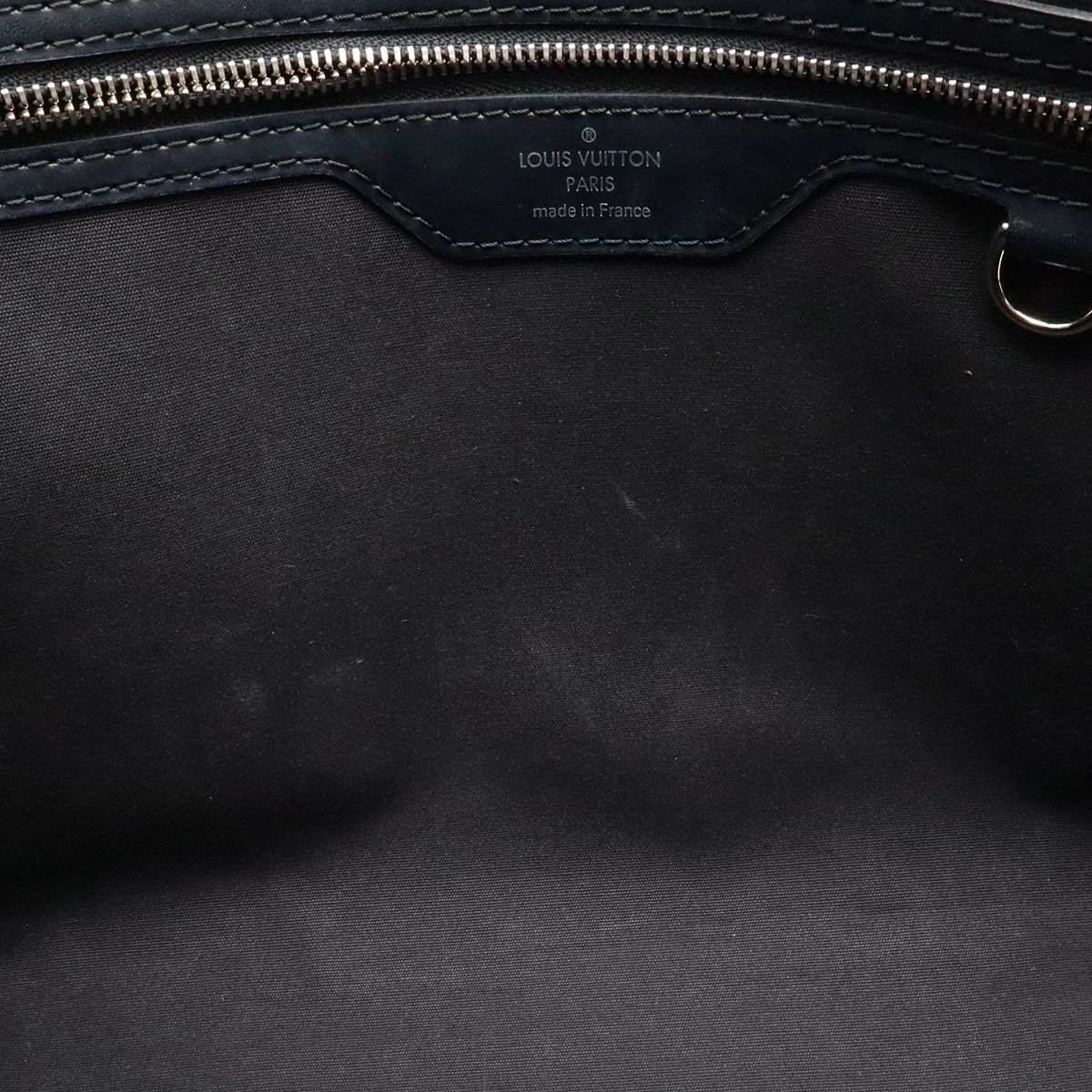 Louis Vuitton Epi MM Handbag Noir Black Silver — view 7
