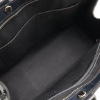 Louis Vuitton Epi MM Handbag Noir Black Silver — view 6