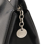 Louis Vuitton Epi MM Handbag Noir Black Silver — view 4