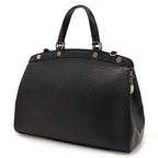 Louis Vuitton Epi MM Handbag Noir Black Silver — view 2