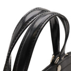 Louis Vuitton Epi MM Handbag Noir Black Silver — view 5