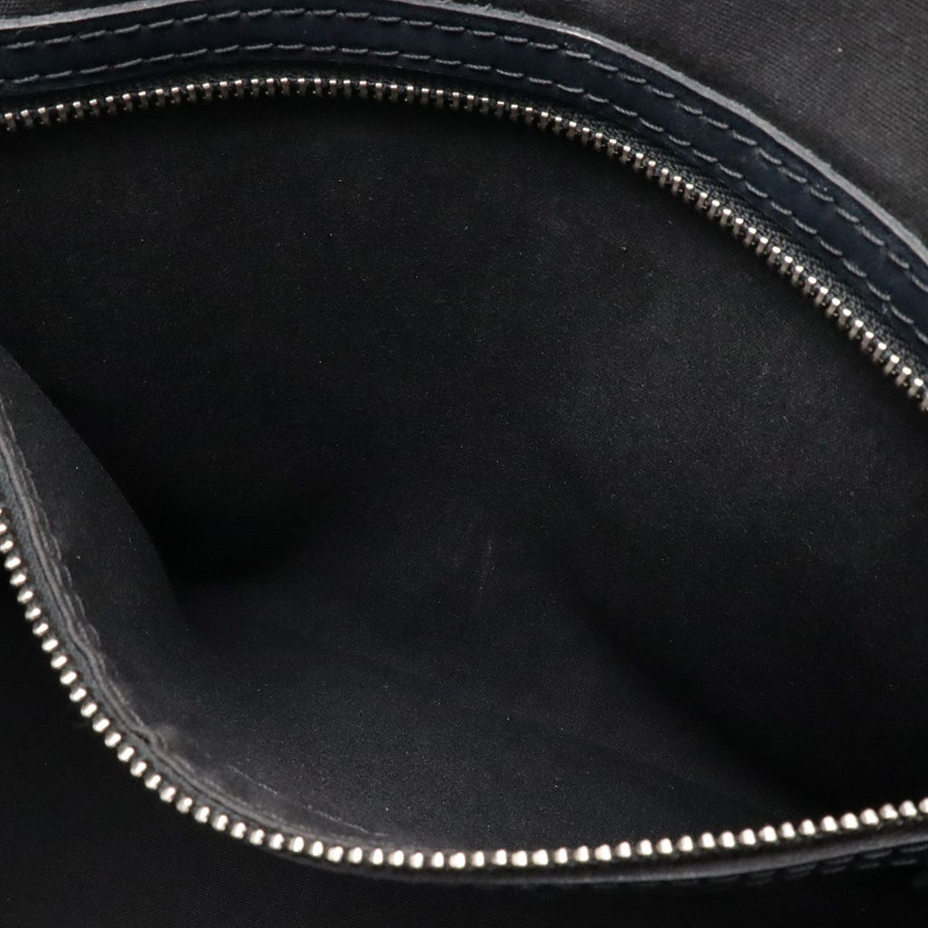Louis Vuitton Epi MM Handbag Noir Black Silver — view 8
