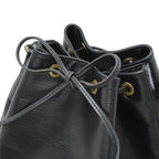 Louis Vuitton Epi Noe Shoulder Bag Semi Drawstring Noir — view 4