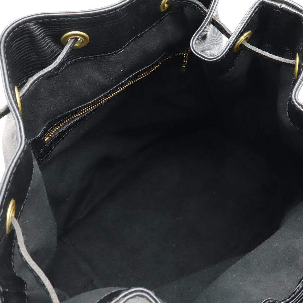 Louis Vuitton Epi Noe Shoulder Bag Semi Drawstring Noir — view 5