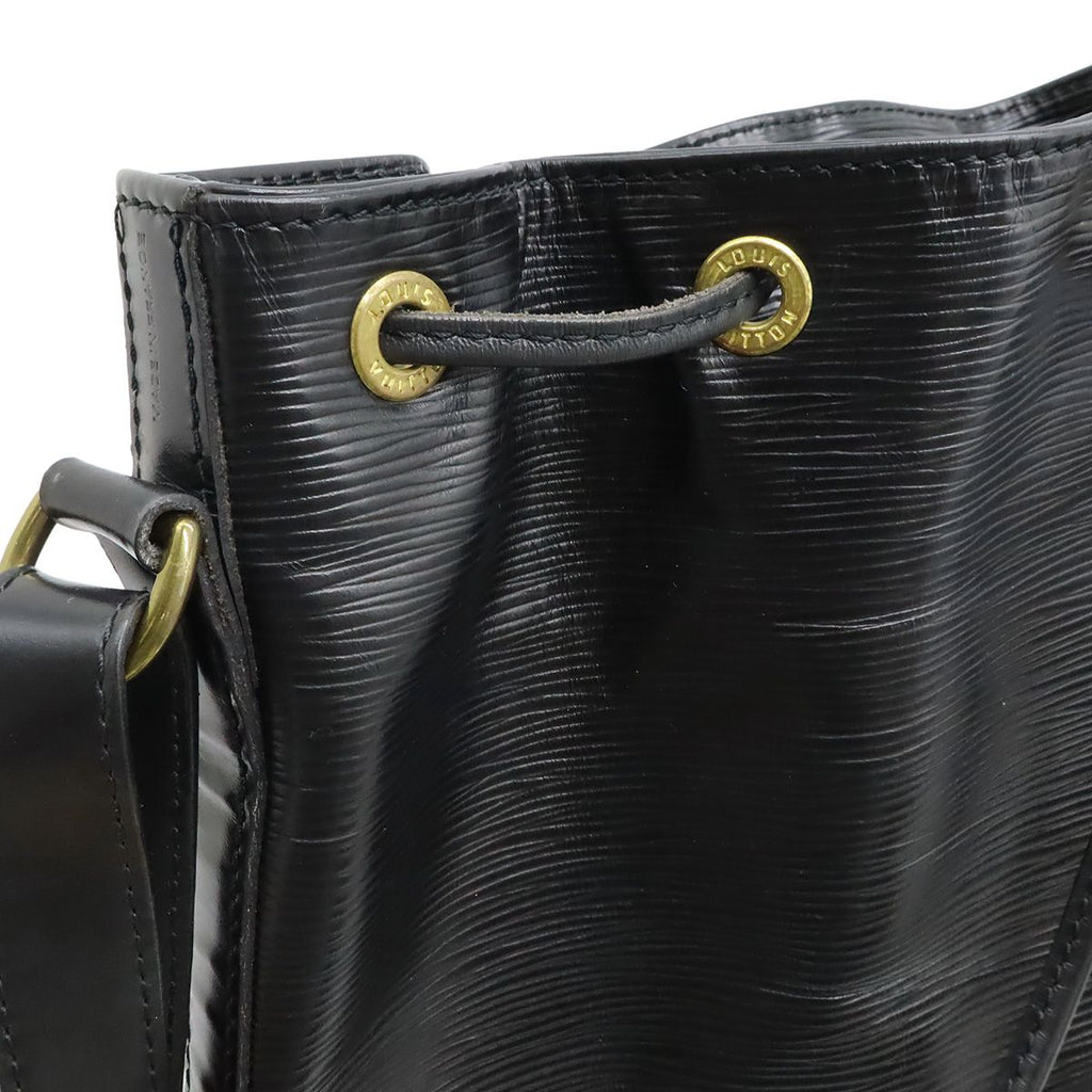 Louis Vuitton Epi Noe Shoulder Bag Semi Drawstring Noir — view 6