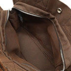 Hermes Her Line Tote PM Mini Canvas Brown Silver — view 7