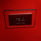 Fendi Handbag Leather Red — view 6