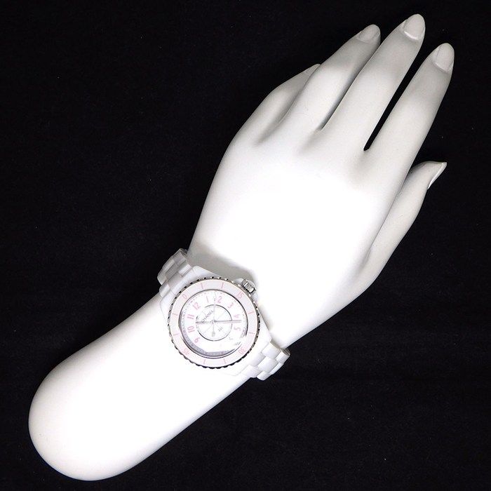 Chanel Watch Pink Blush Limited to White Dial Rotating Bezel — view 7
