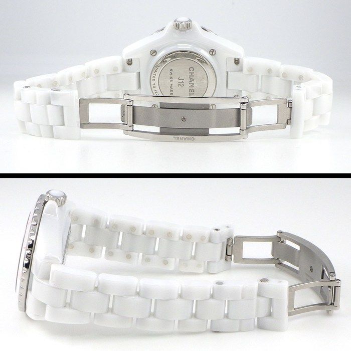 Chanel Watch Pink Blush Limited to White Dial Rotating Bezel — view 3