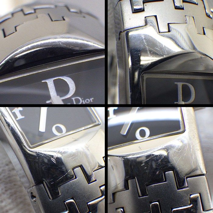 Dior Watch Diophilic Square Black Dial SS Quartz Analog — view 6