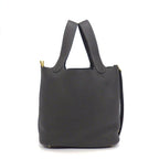 Hermes Handbag Picotin Lock PM Dark Bronze Taurillon Clemence — view 3