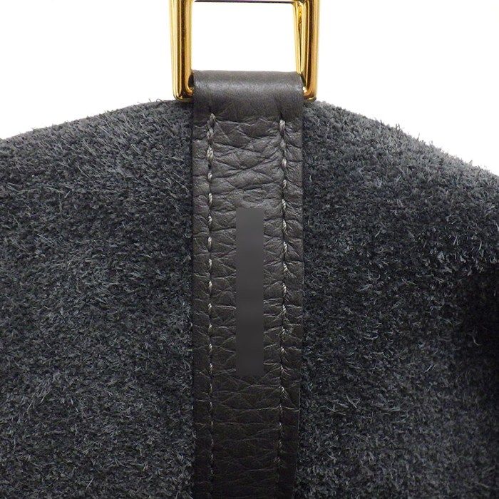Hermes Handbag Picotin Lock PM Dark Bronze Taurillon Clemence — view 7