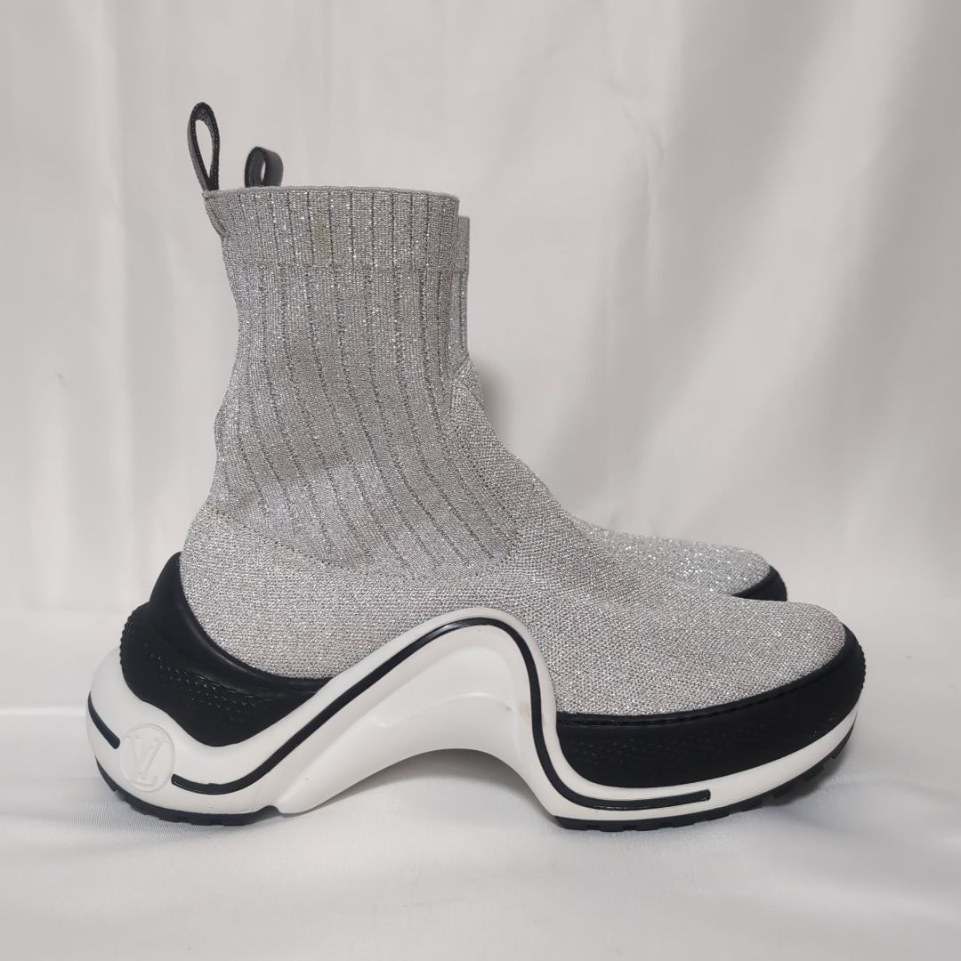 Louis Vuitton Arcliteline Boots Socks LV Logo — view 2