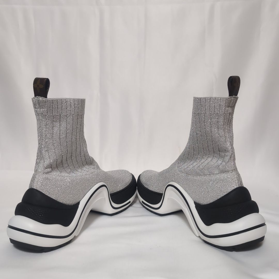 Louis Vuitton Arcliteline Boots Socks LV Logo — view 3