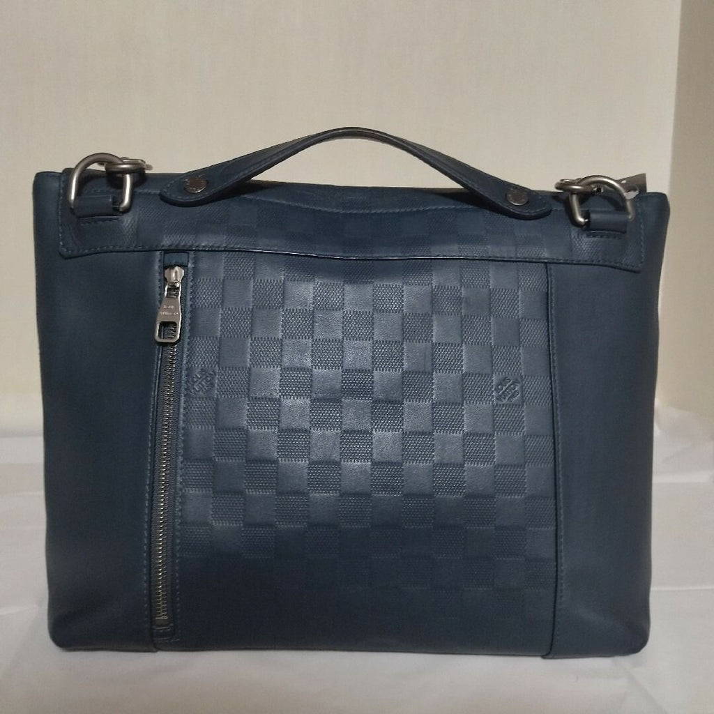 Louis Vuitton Loft Damier Infini Navy Shoulder Bag — view 2