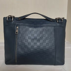 Louis Vuitton Loft Damier Infini Navy Shoulder Bag — view 2