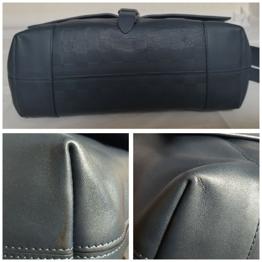 Louis Vuitton Loft Damier Infini Navy Shoulder Bag — view 4