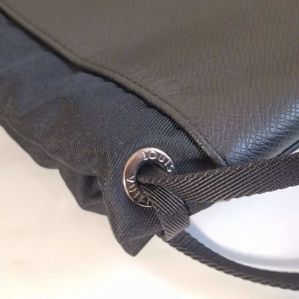 Louis Vuitton Kabalite Taiga Ardoise Black Tote — view 6