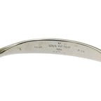 Louis Vuitton Monogram Metal Jonk Bangle L Silver — view 5