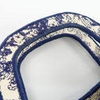 Dior Book Tote Mini Toile de Jouy Navy White Canvas Handbag — view 9