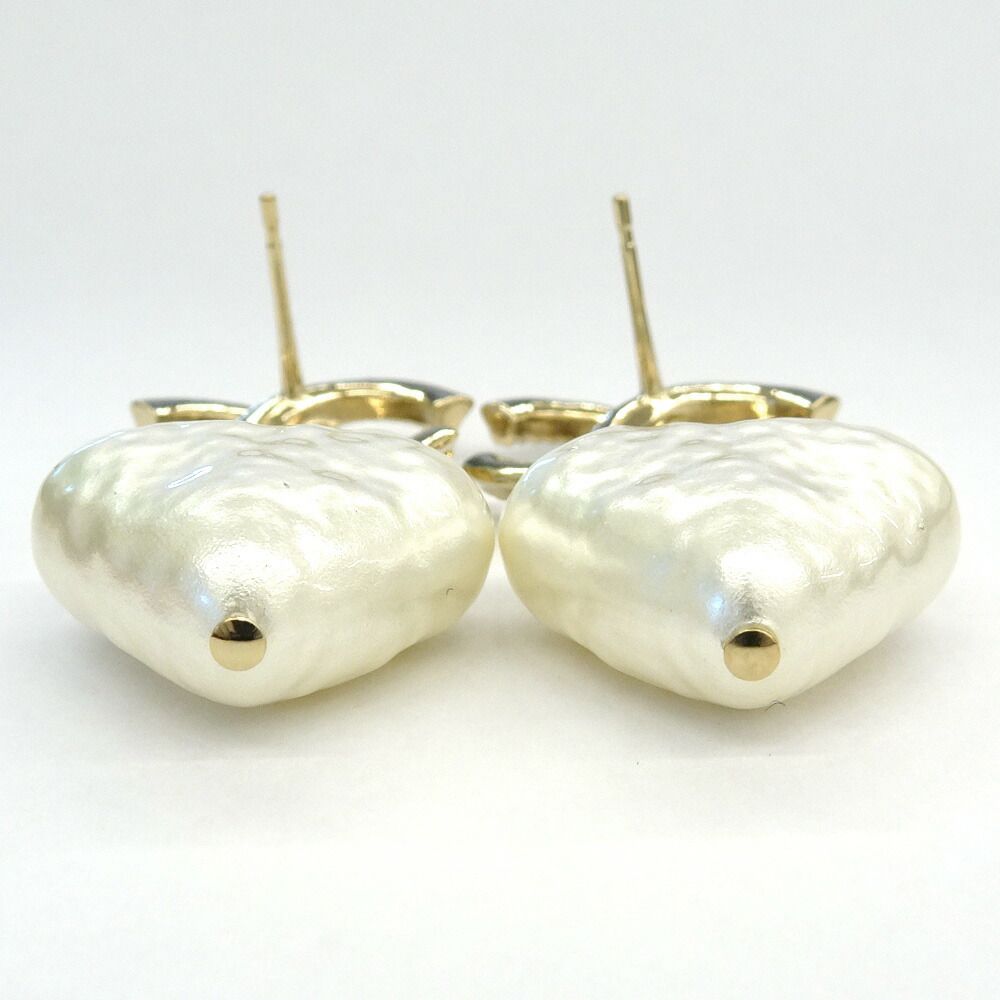 Chanel Earrings Swing CC Logo Pearl — view 5