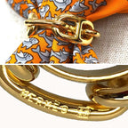 Hermes Scarf Ring Legato Chaine D'ancre Gold